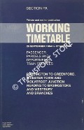 Working Timetable of Passenger, Parcels and Departmental trains - Section PA - Paddington to Greenford, Bicester Town and Heyford; Reading to Basinstoke and Lavington and branches, 25 September 1994 to 27 May 1995 by Railtrack Great Western